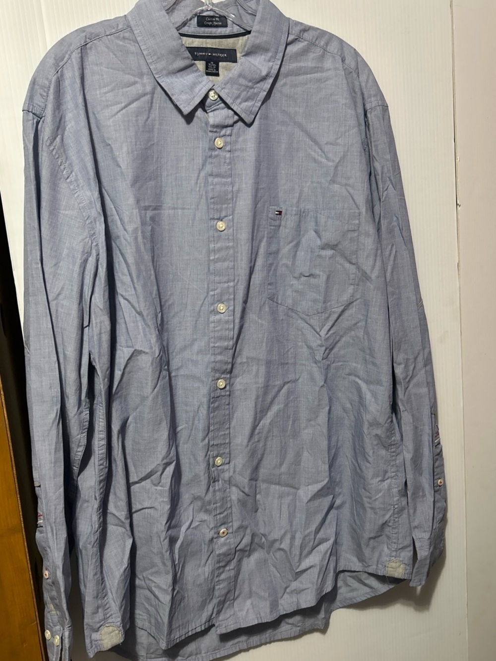 Tommy Hilfiger Light Blue Men's Casual Button-Down Shirt